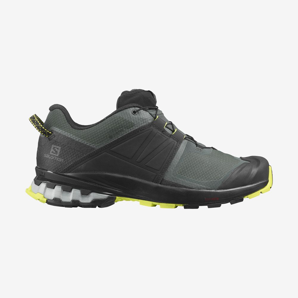 Chaussures De Trail Running Salomon Homme Vert - Salomon XA WILD GORE-TEX - France (7693-YGQLD)